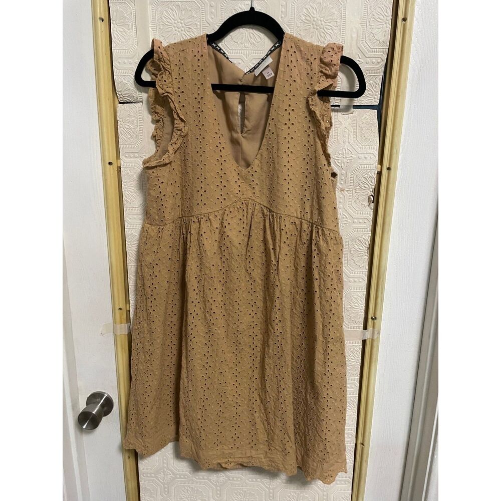 Knox Rose light green/tan sundress size M